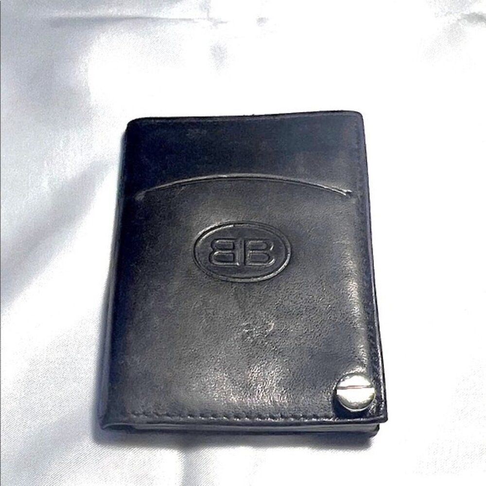 Buxton Black Leather Wallet
